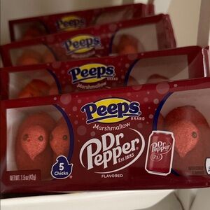 Peeps Dr Pepper Flavored Marshmallow Chicks - Red